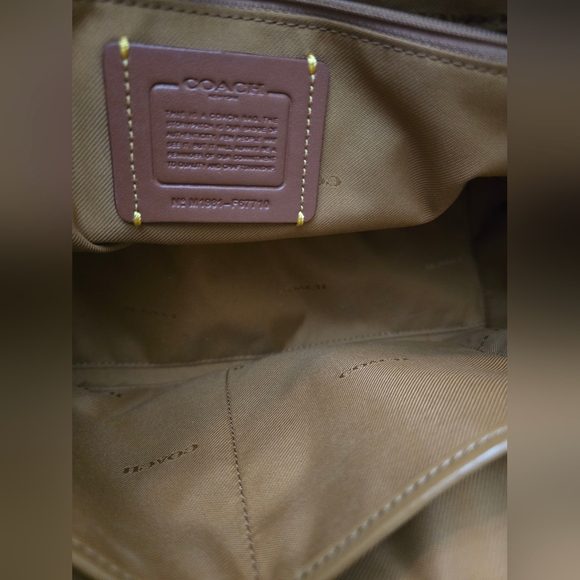 Coach Drew Satchel Grain Leather and Genuine Snakeskin Detail! Excellent!! - Picture 13 of 13